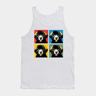 Pop Retro Bouvier des Flandres Art - Cute Puppy Tank Top